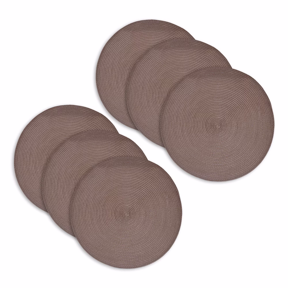 Kit 6 Peças Jogo Americano Redondo Suplat Sousplat Mesa Posta - Imagem 2