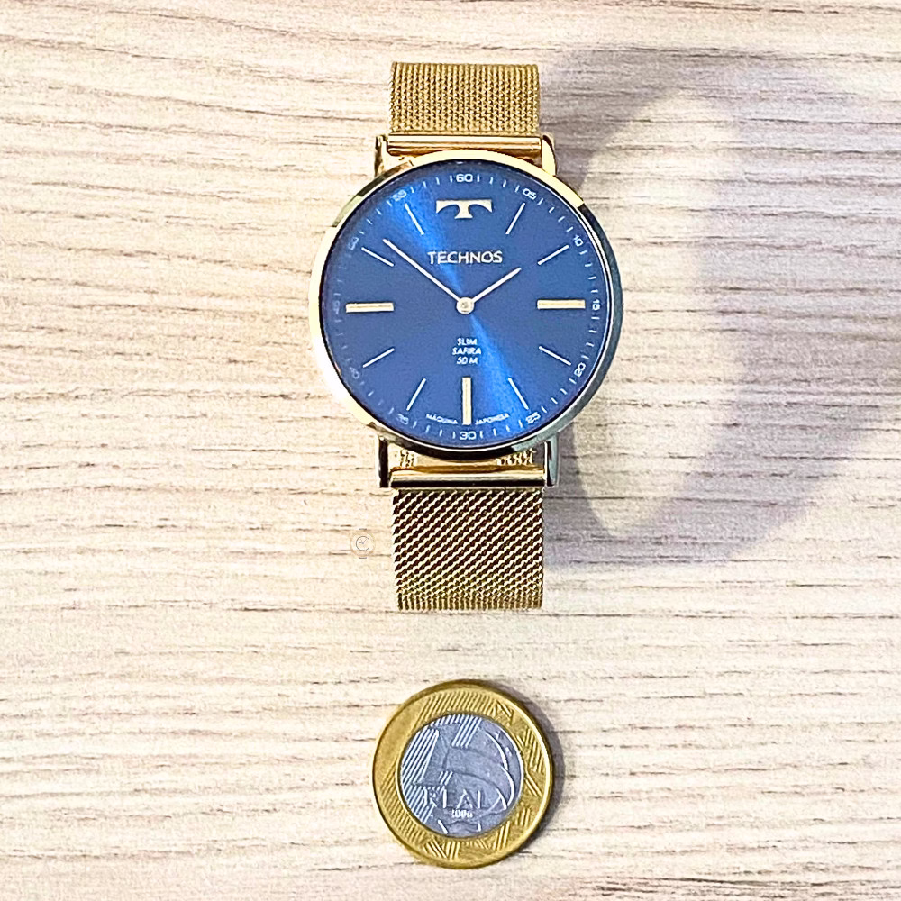 Relógio Technos Masculino Analógico Slim 2025LTKS/4A - Imagem 2