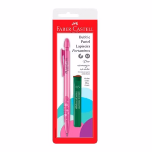 Lapiseira 0.5mm Bubble Rosa pastel SM/05BBRS com 1 unidade Faber-Castell