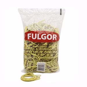 Elástico látex n18 amarelo pacote 500g Fulgor