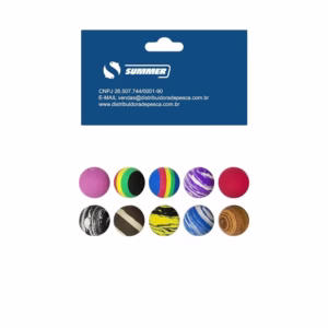 E.V.A Boleado Para Pesca Cartela 10pçs Summer