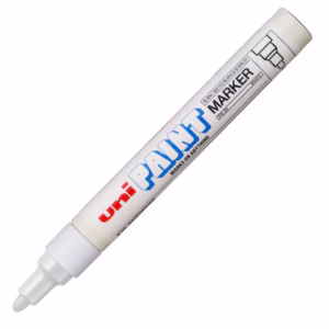 Pincel marcador permanente Paint Marker branco PX-20 Uni-Paint