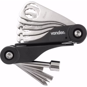 Jogo Ferramentas para Bicicleta 17 peças Vonder