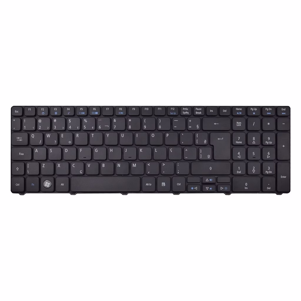 Teclado para Notebook Gateway Nv Series NV55C01B-C12B | Preto ABNT2 - F3 BLUETOOTH