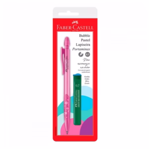 Lapiseira 0.7mm Bubble Rosa pastel SM/07BBRS com 1 unidade Faber-Castell