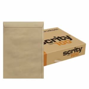 Envelope saco Kraft SKN324 185x248mm caixa com 100 unidades Scrity