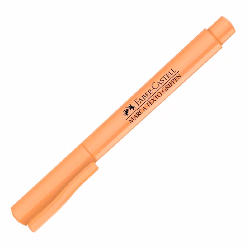 Pincel marca texto Grifpen Laranja Pastel MT/MIXTPZF Faber-Castell