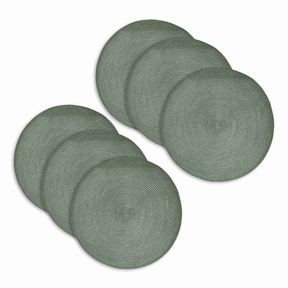 Kit 6 Peças Jogo Americano Redondo Suplat Sousplat Mesa Posta