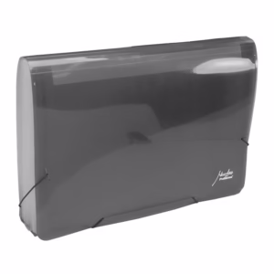 Pasta sanfonada A4 com 31 divisões Fumê Polibras