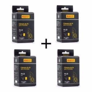 4 Câmara De Ar Pirelli Mtb 29 X 1.75/2.35 Presta (bico Fino)