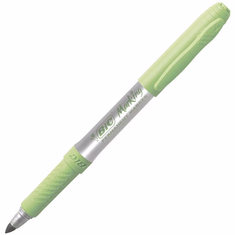 Pincel marcador permanente Marking Verde Pastel 971143 Bic
