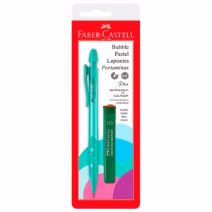 Lapiseira 0.5mm Bubble Verde Água pastel SM/05BBVA com 1 unidade Faber-Castell