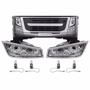 Par Farol Auxiliar Compativel Volvo FH13 Com Moldura
