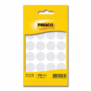 Etiqueta adesiva TP19 transparente Pimaco