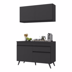 Armário de Cozinha Compacta 120cm Veneza Multimóveis V3687