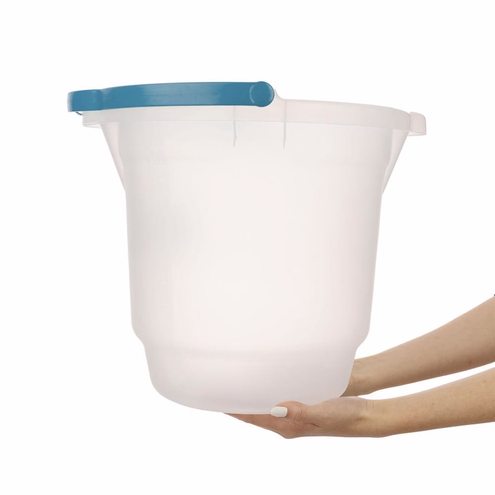 Balde Plástico Transparente com Alça 15L Hydrus Sanremo - Imagem 2