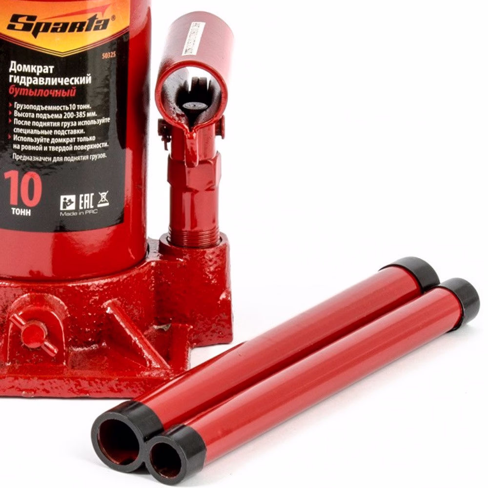 Macaco hidráulico tipo garrafa capacidade de 10 ton - Sparta - Imagem 2