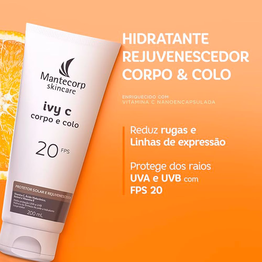 Ivy C Corpo e Colo Sérum Rejuvenescedor Corporal 200ml - Imagem 2