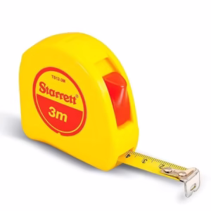 Trena com fita de aço 13 mm x 3 m com trava - T12-3 - Starrett