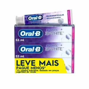 Creme Dental Oral-B 3D White Leve Mais Por Menos 3 Unidades com 70g