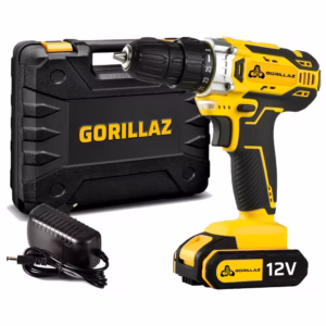 Furadeira Parafusadeira Impacto 12v 3/8 + Maleta Gorillaz