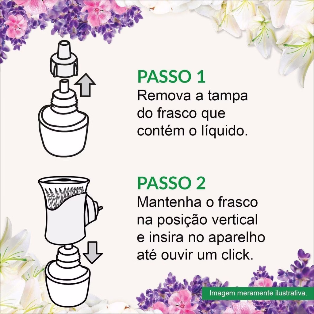 Difusor Elétrico Bom Ar Lavanda e Gerânio Aparelho+Refil 16ml - Imagem 2