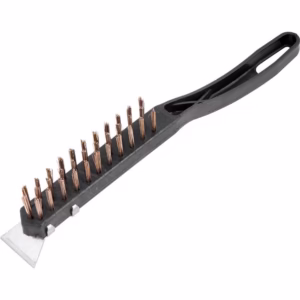 Escova de aço carbono manual com 3 fileiras - Vonder