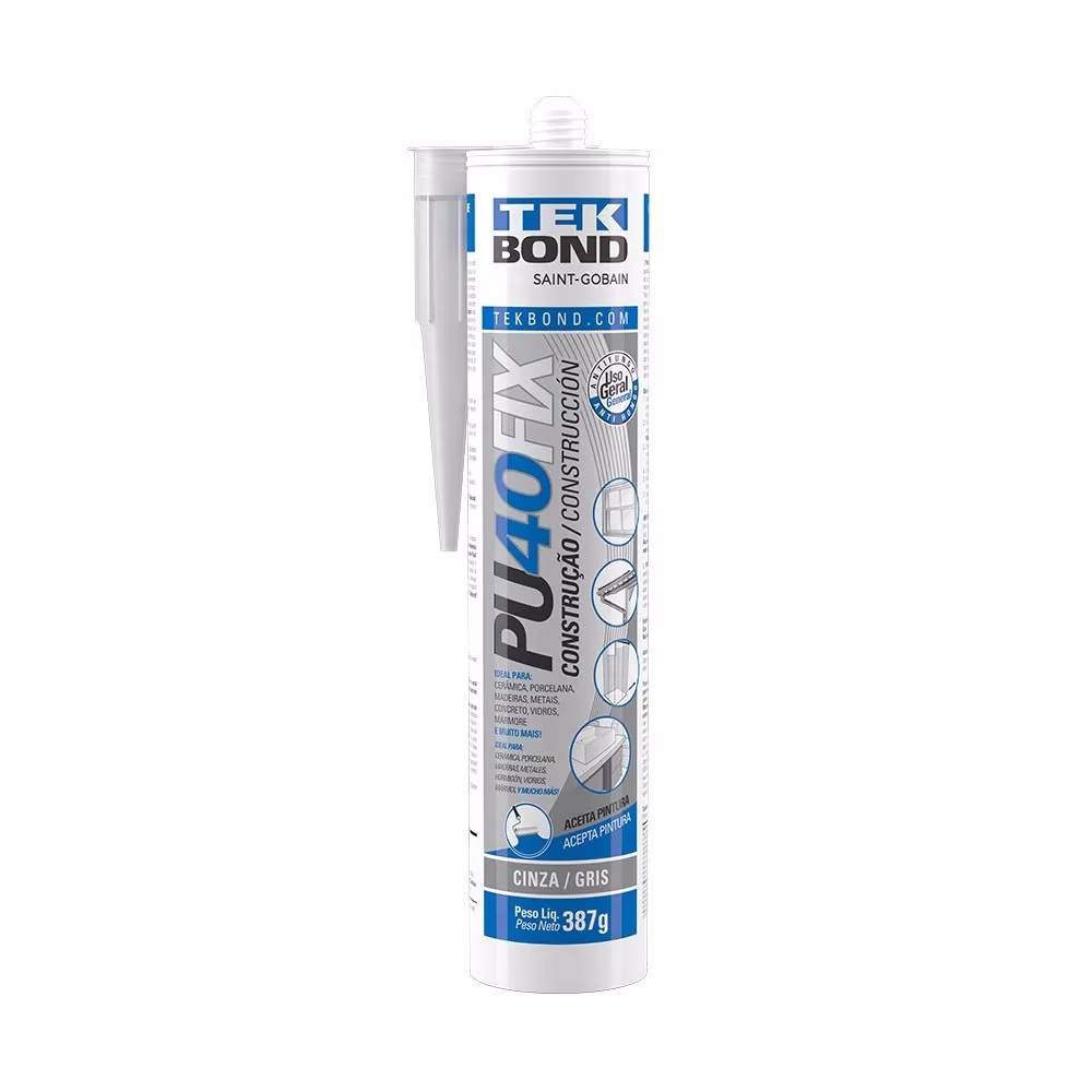Adesivo multiuso em poliuretano 280ml - PU40FIX TekBond