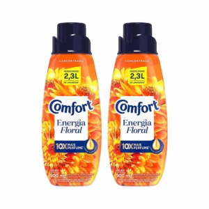 Kit 2 Amaciantes Concentrados Comfort Energia Floral 500ml