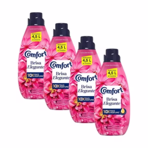 Kit 4 Amaciantes Concentrados Comfort Brisa Elegante 1L