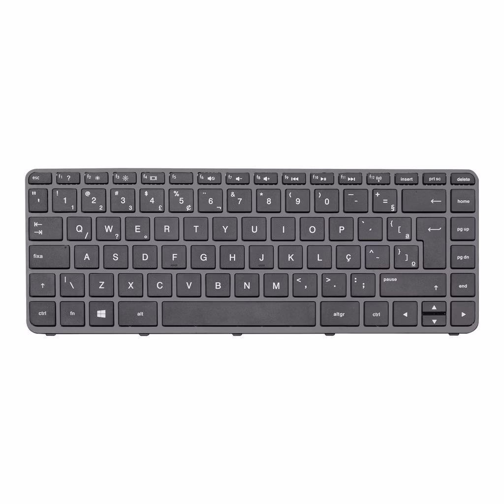 Teclado para Notebook Hp 14-D030BR | Preto ABNT2 - UK STYLE