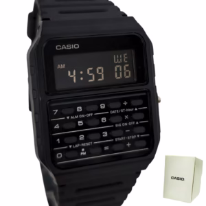 Relógio Casio Digital Calculadora 2 em 1 Preto CA-53WF-1BDF