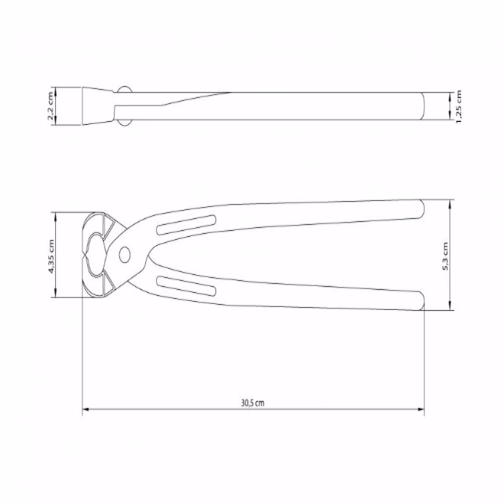 Torquês para armador em aço carbono 12" 41053/112 - Tramontina - Imagem 2