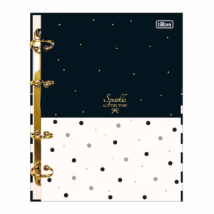 Fichário colegial 4 argolas West Village 310298 Tilibra