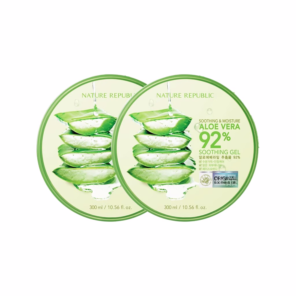 Natureza República Calmante E Hidratante aloe vera 92 % gel 300ml - Imagem 2