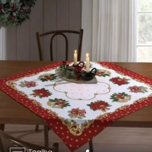 Centro de Mesa Athenas Natal 107 medidas 78X78 cm Döhler