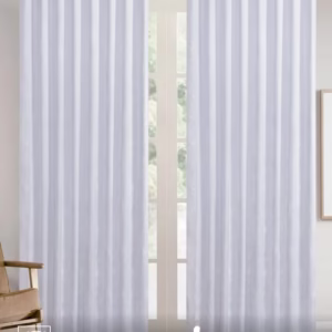 Cortina Voil Bordada Dupla Camélia Branca 4,50X2,50 m Jolitex