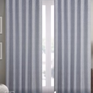 Cortina Voil Estampada com Forro Blackout Liso 4,50X2,50m Jolitex