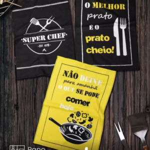 Pano de Copa Prata Super Chef 45X65 cm Döhler