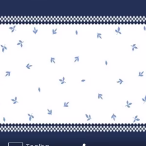 Trilho de Mesa Athenas Folhas 35X1,00 m Döhler