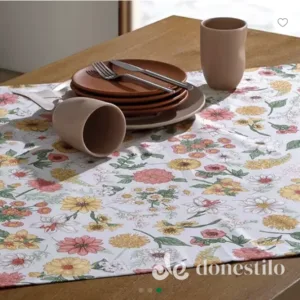 Toalha de Mesa Quadrada 4 lugares Elane 1,40X1,40 Döhler