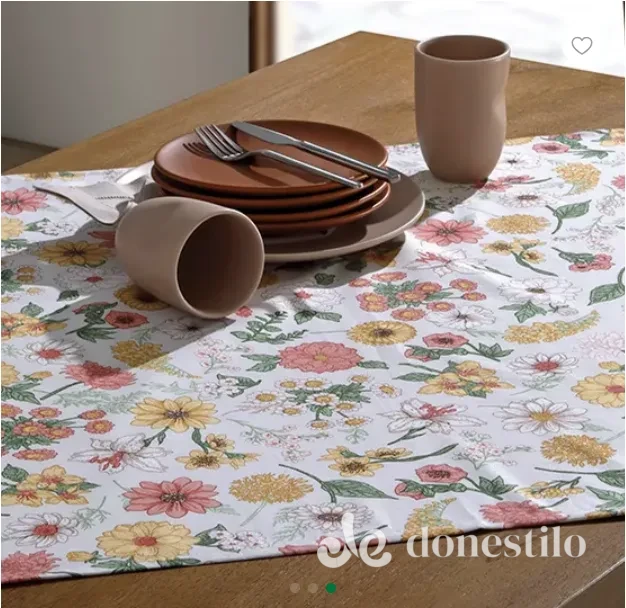 Toalha de Mesa Quadrada 4 lugares Elane 1,40X1,40 Döhler em Muritiba BA