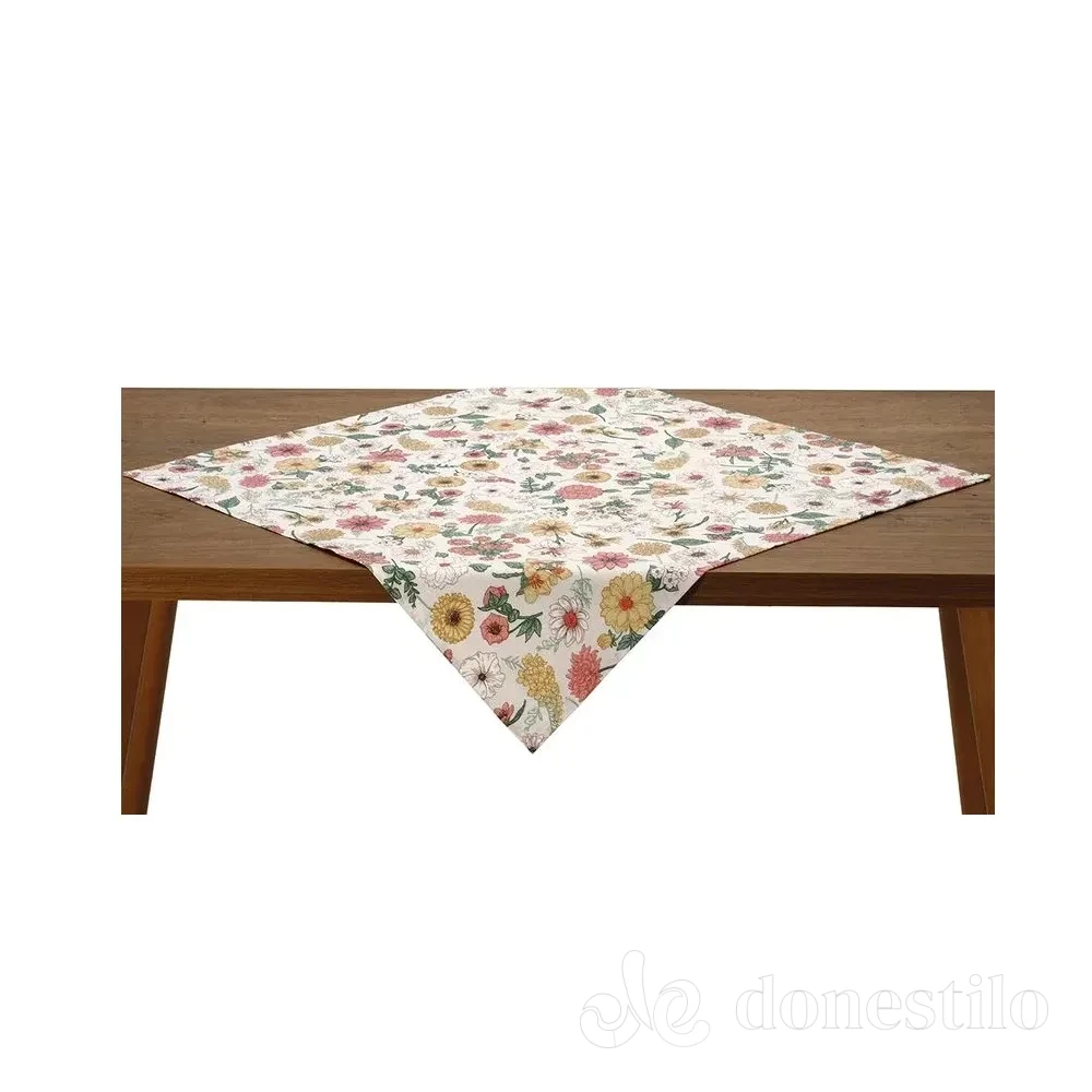 Centro de Mesa Athenas Elane 78X78 cm Dohler Toalha de Mesa Athenas Elane 78X78 cm Dohler