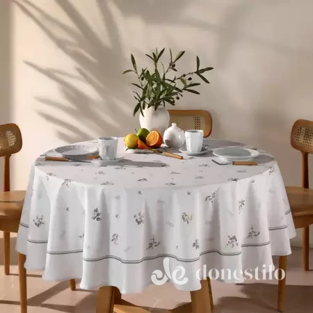 Toalha de Mesa Redonda Döhler Clean Amélia D com 1,80m em Missão Velha CE