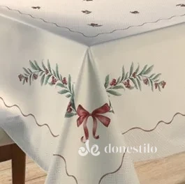 Toalha de Mesa Döhler Clean Matisse Döhler 160x160m Natal 123 em Missão Velha CE