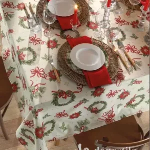 Toalha de Mesa Celebra Estampado 1,60m x 2,70m Natal 121 Döhler