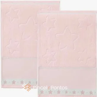 Toalha Lavabo 30X45 Döhler Baby Star Pintar e Bordar à Máquina em São Paulo SP