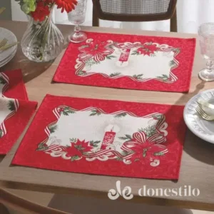 Jogo Americano Athenas Estampado Döhler 45x31cm Natal 120