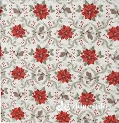 Toalha Centro de Mesa Celebra Estampado Döhler 78x78xm Natal 128 em Missão Velha CE