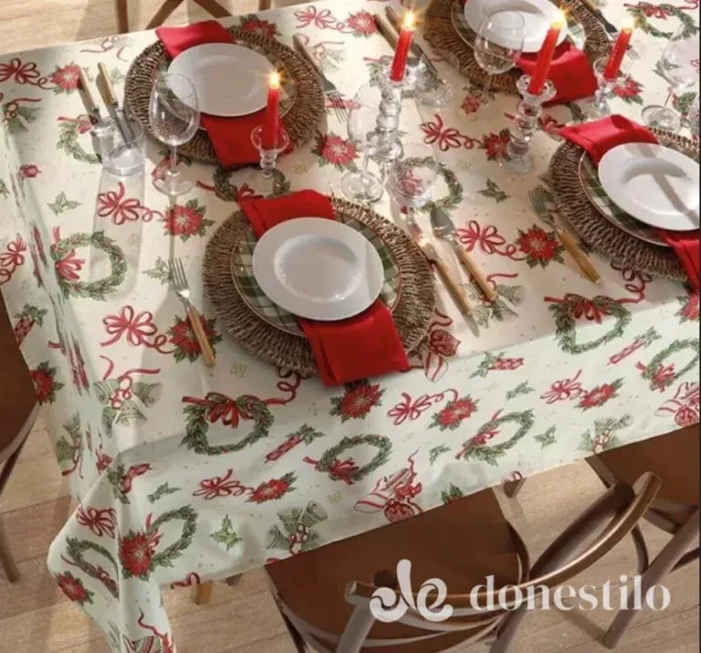 Toalha de Mesa Celebra Estampado Döhler 160x240m Natal 121 em Missão Velha CE